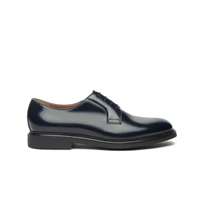 Nero Giardini Francesina Stringata Derby Uomo in Pelle Blu