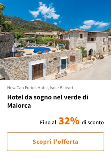 Hotel da sogno nel verde di Maiorca