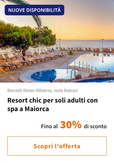 Resort chic per soli adulti con spa a Maiorca
