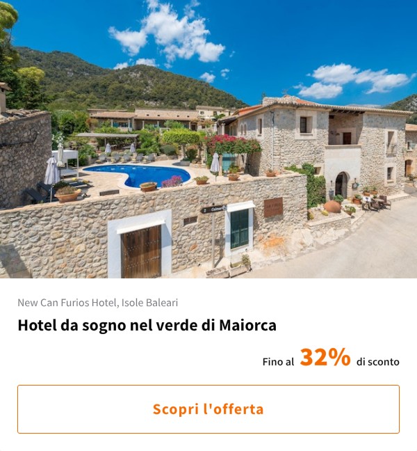 Hotel da sogno nel verde di Maiorca