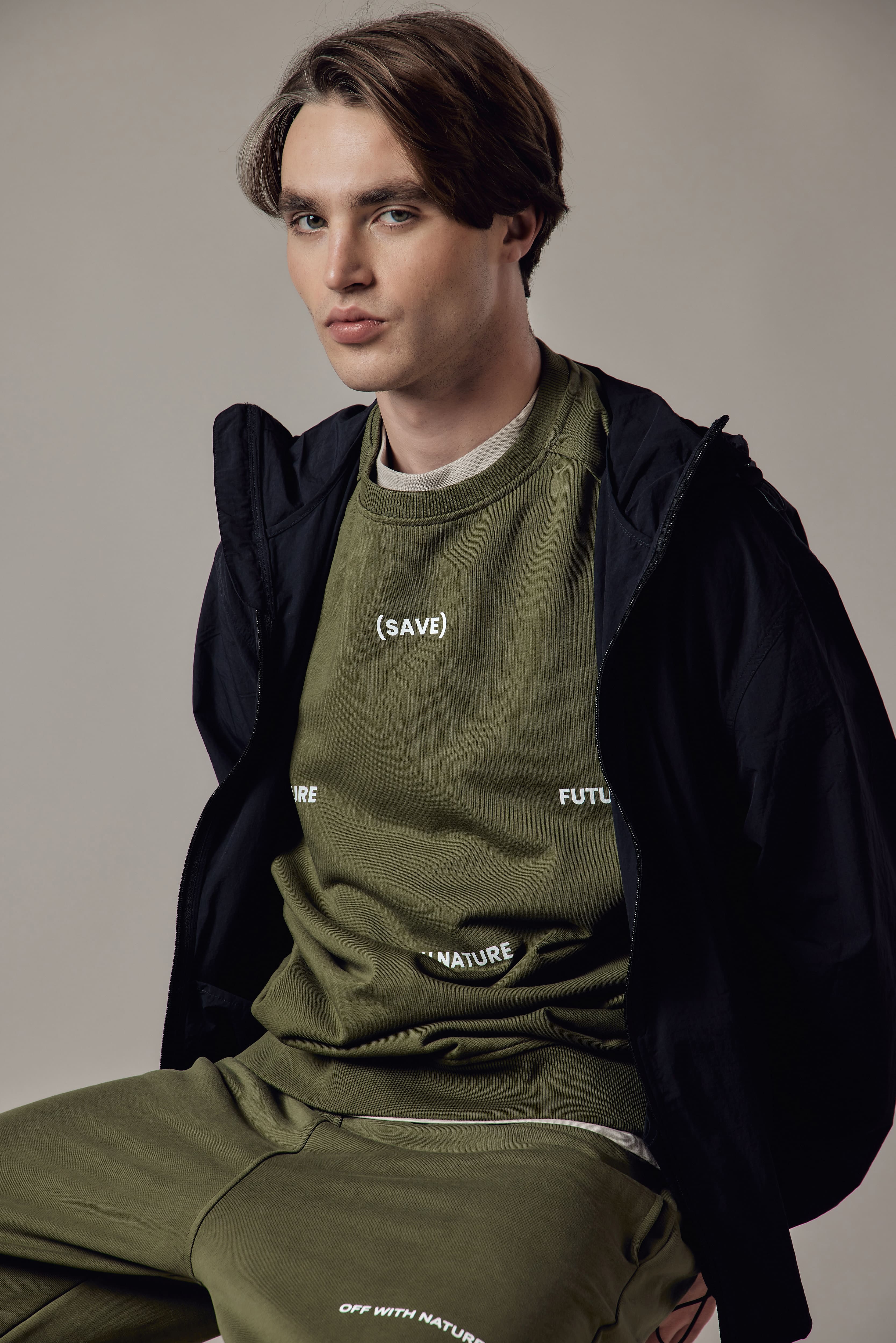 Image of Felpa Girocollo Loose Fit