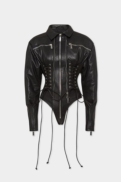 Ducati x D2 Laced Leather Biker Bodysuit