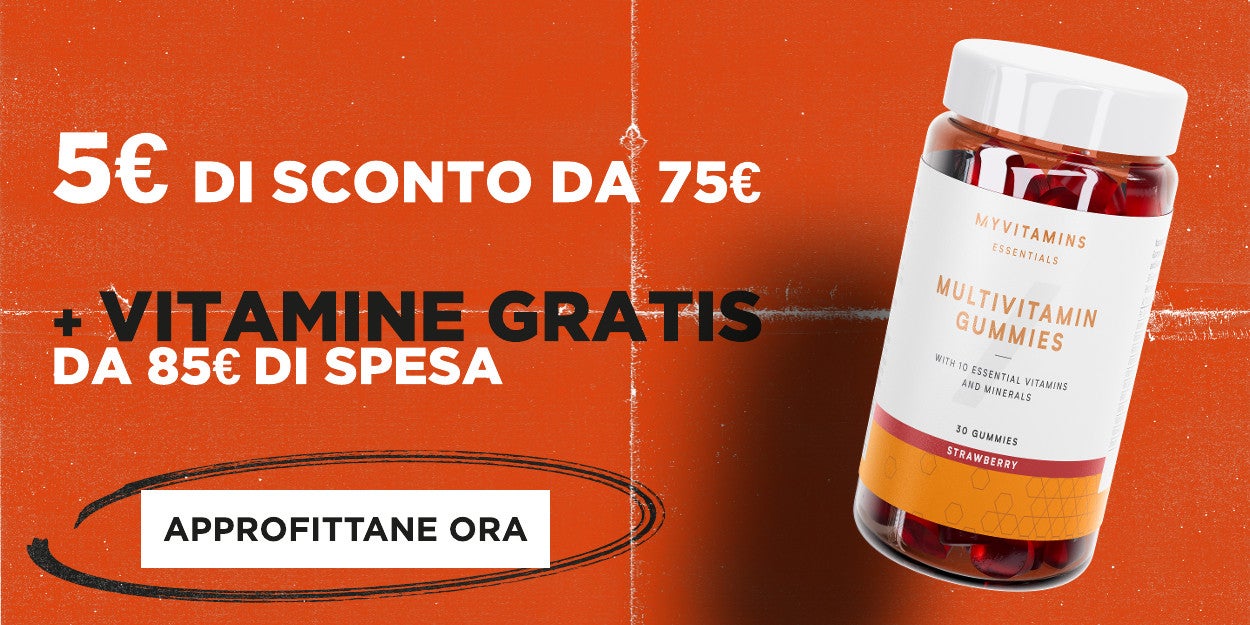 5€ di sconto e vitamine gratis