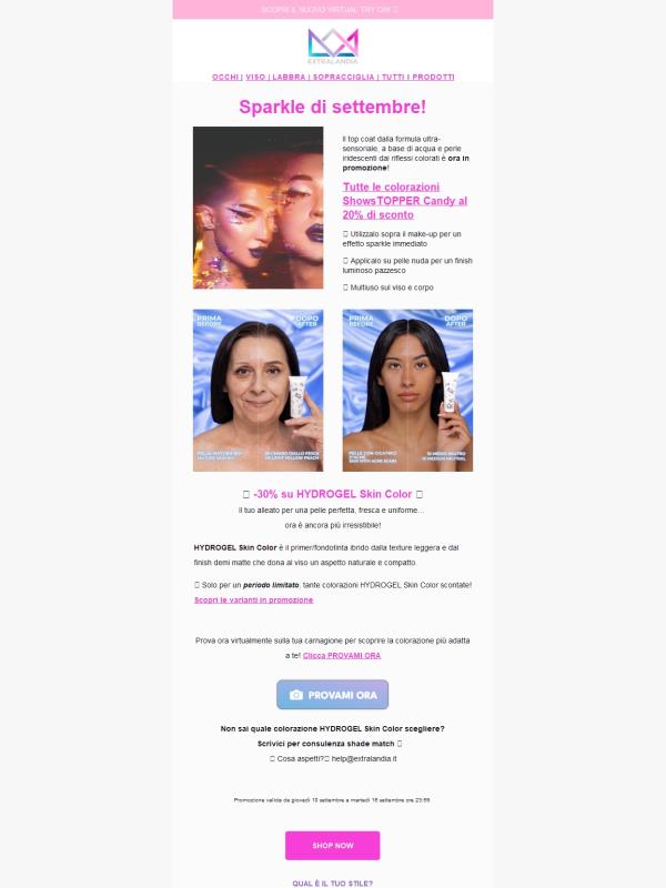 EXTRALANDIA: Sparkle di settembre!