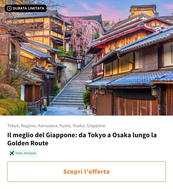 Il meglio del Giappone: da Tokyo a Osaka lungo la Golden Route