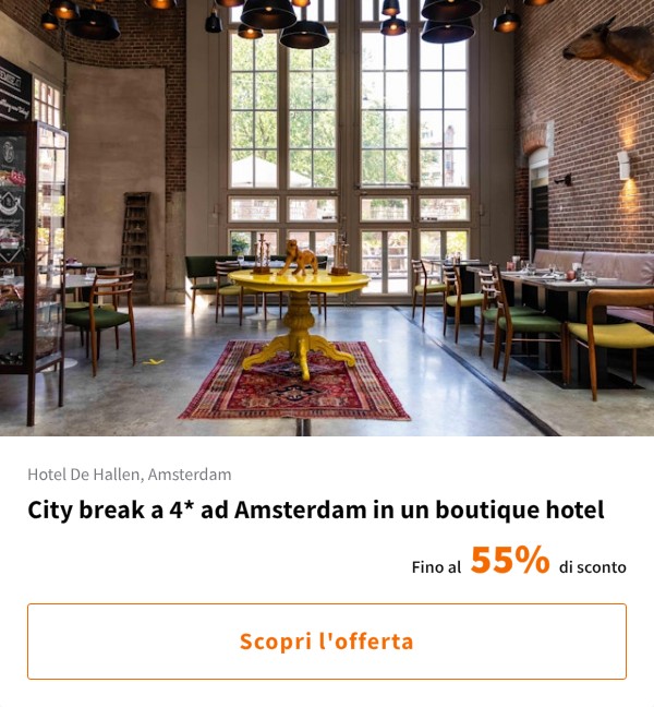 City break a 4* ad Amsterdam in un boutique hotel