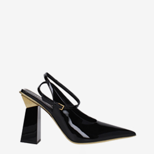 Valentino Garavani Sandals Women Patent Leather Black
