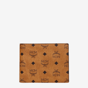 MCM Wallets Men Leather Brown
