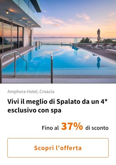 Vivi il meglio di Spalato da un 4* esclusivo con spa