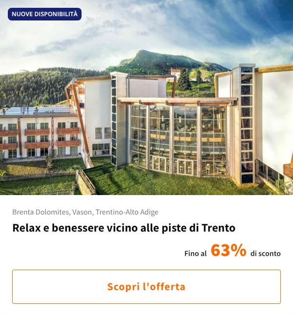 Relax e benessere vicino alle piste di Trento