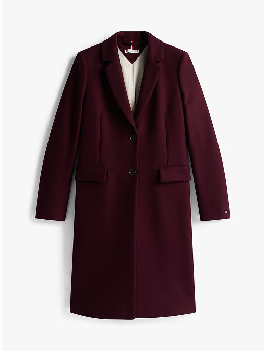 Cappotto monopetto con cashmere