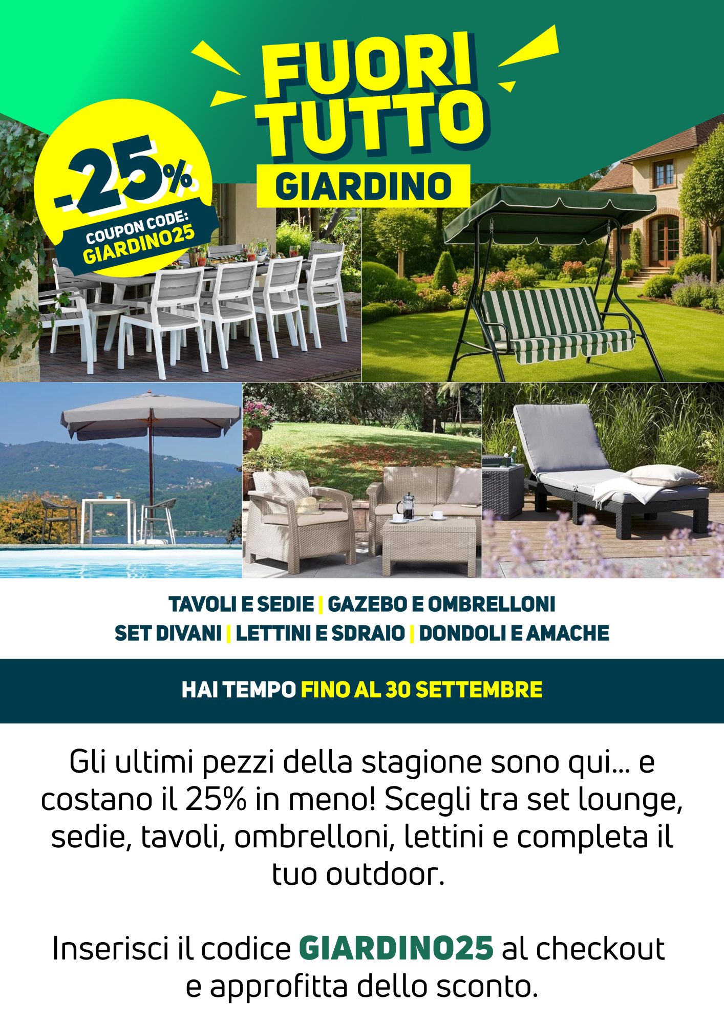 Fuori tutto giardino | Perrone Shop