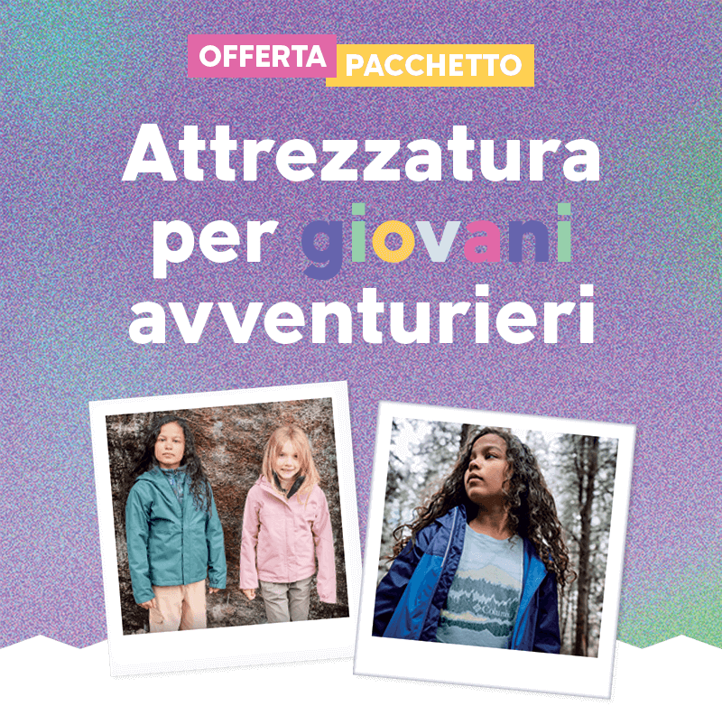 Offerta pacchetto Attrezzatura per giovani avventurieri