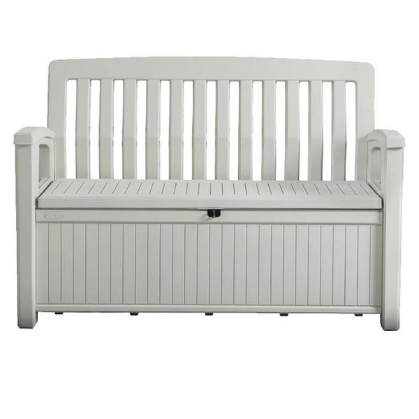 Cassapanca in resina effetto legno PATIO BENCH - 305 litri