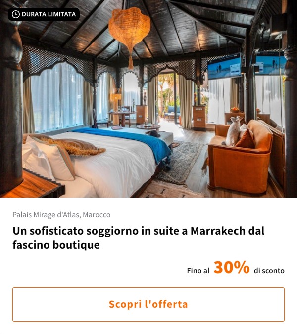 Un sofisticato soggiorno in suite a Marrakech dal fascino boutique