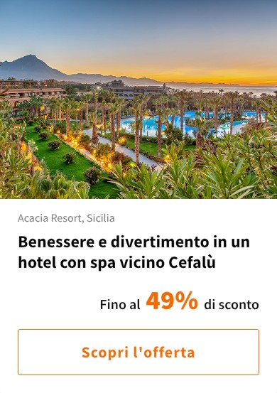 Benessere e divertimento in un hotel con spa vicino Cefalù