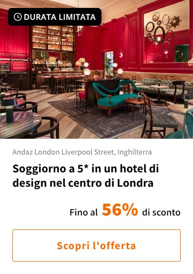 Soggiorno a 5* in un hotel di design nel centro di Londra