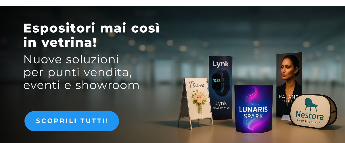 Nuovi espositori per infinite possibilità
