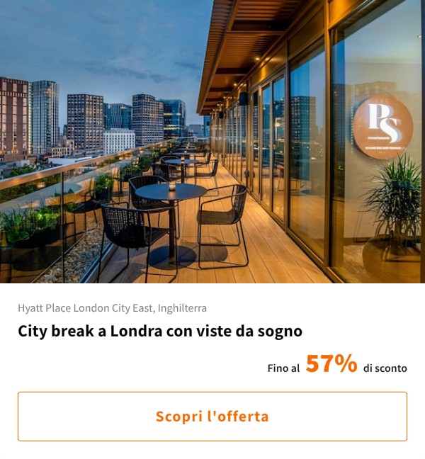 City break a Londra con viste da sogno