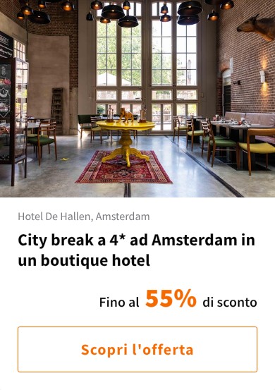 City break a 4* ad Amsterdam in un boutique hotel