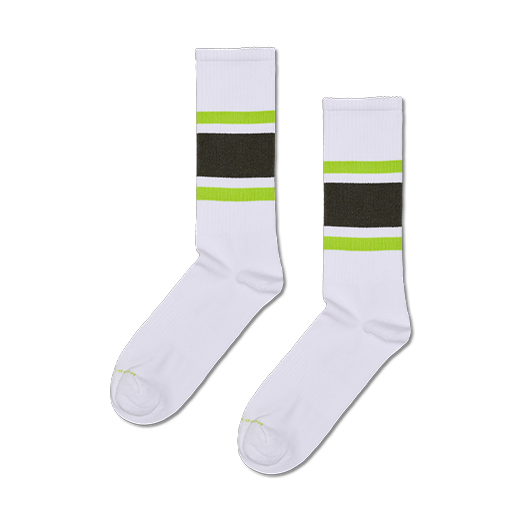Simple Stripe Sneaker Sock