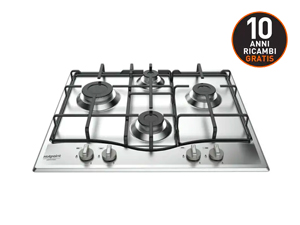 Hotpoint PCN 642 IX/HAR piano cottura Acciaio inossidabile Da incasso 59 cm Gas 4 Fornelli
