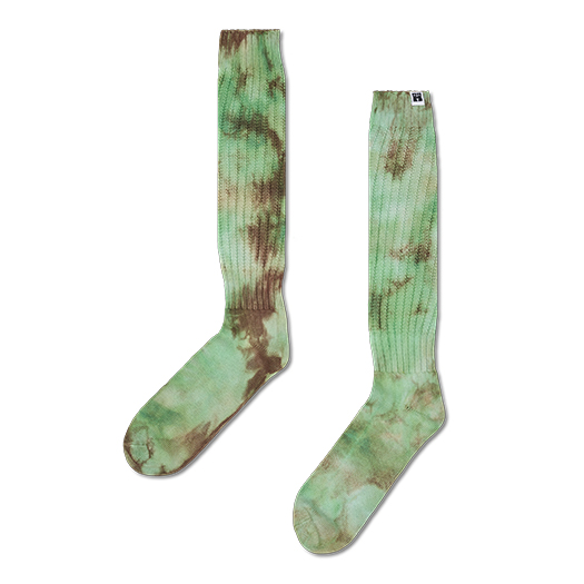 Acid Wash Slouch Sock