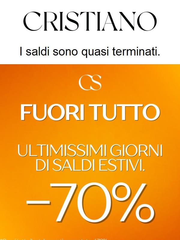 -70% solo ancora per pochi giorni 🔥