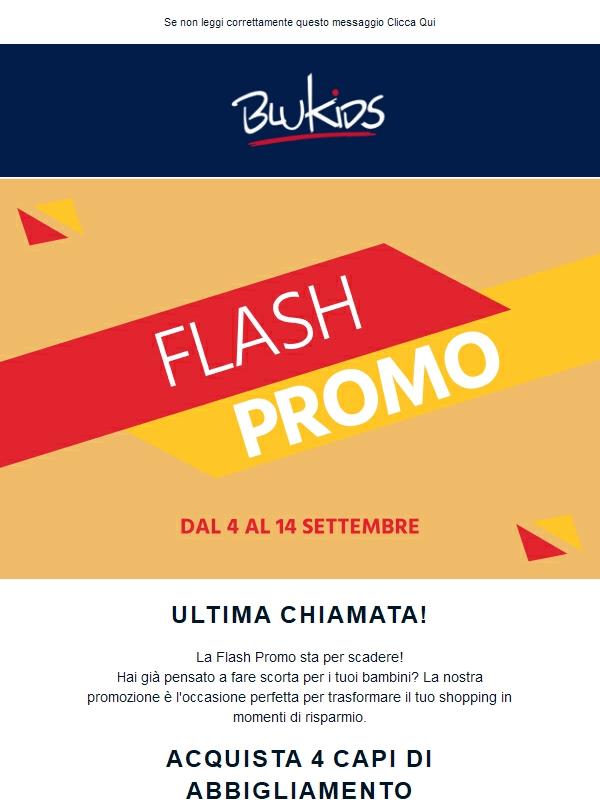 FLASH PROMO | Ultimi giorni fino al -15%