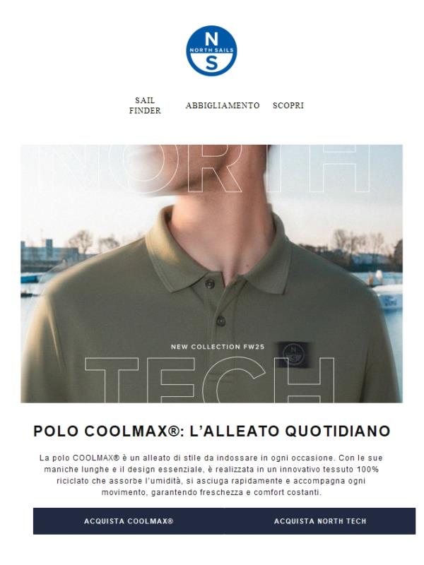 COOLMAX®: Comfort Senza Compromessi