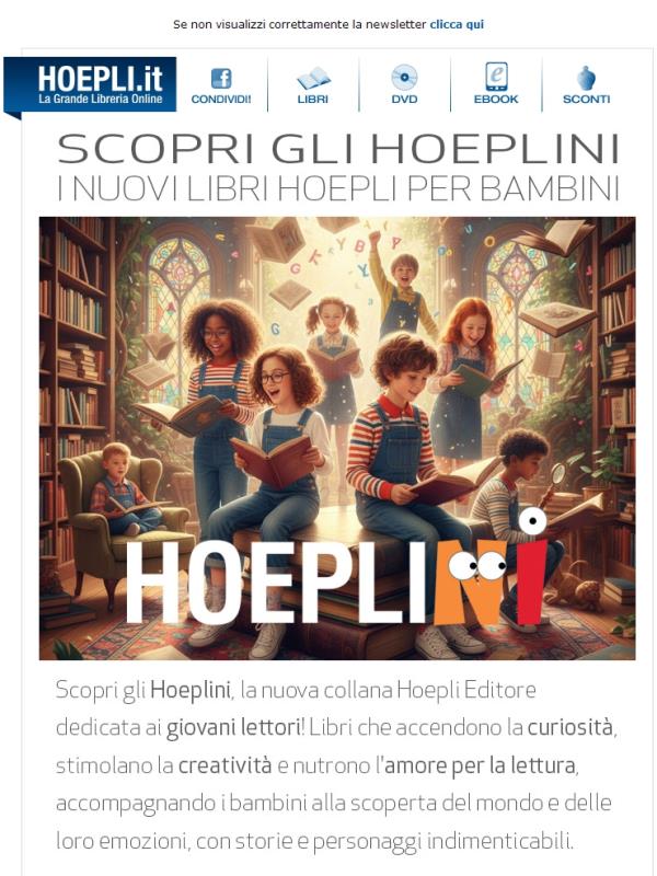 I nuovi libri Hoepli per bambini: un mondo di storie per crescere e sognare!