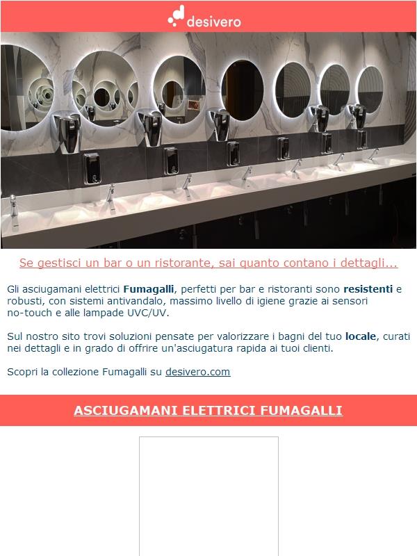 Asciugamani elettrici Fumagalli: la scelta ideale per il tuo bar o ristorante
