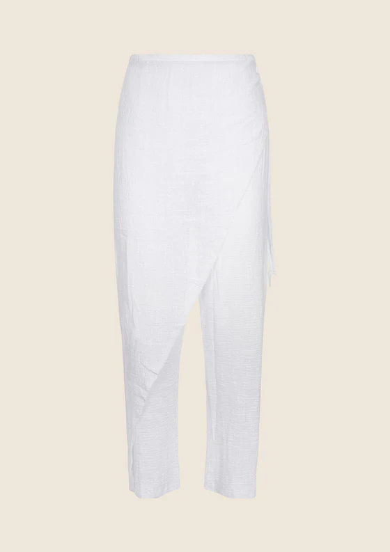 Pantalone Donna F**K Bianco 0758-WH