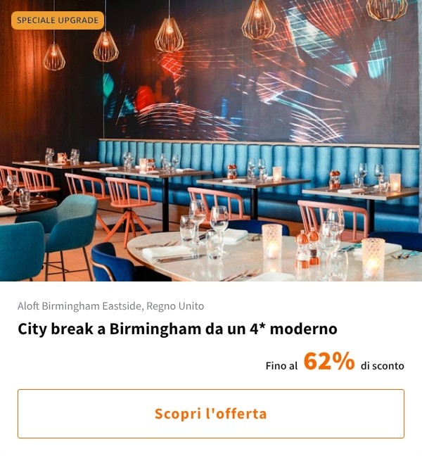City break a Birmingham da un 4* moderno