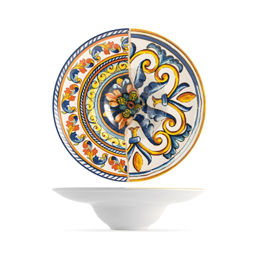 Positano Piatto Fondo Pastabowl In Stoneware Set 6 Pz - 24 cm