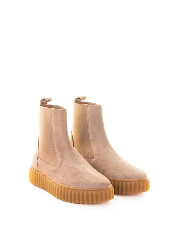 Stivaletto Chelsea Boot Miele in Suede
