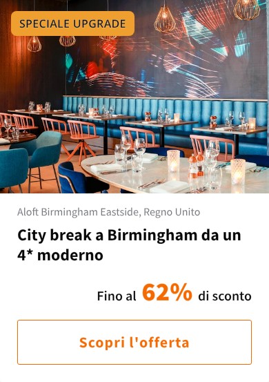 City break a Birmingham da un 4* moderno