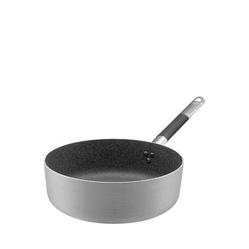 SharkSkin Casseruola Bassa In Alluminio Antiaderente Con Manico In Acciaio Inox Cool - 28 cm