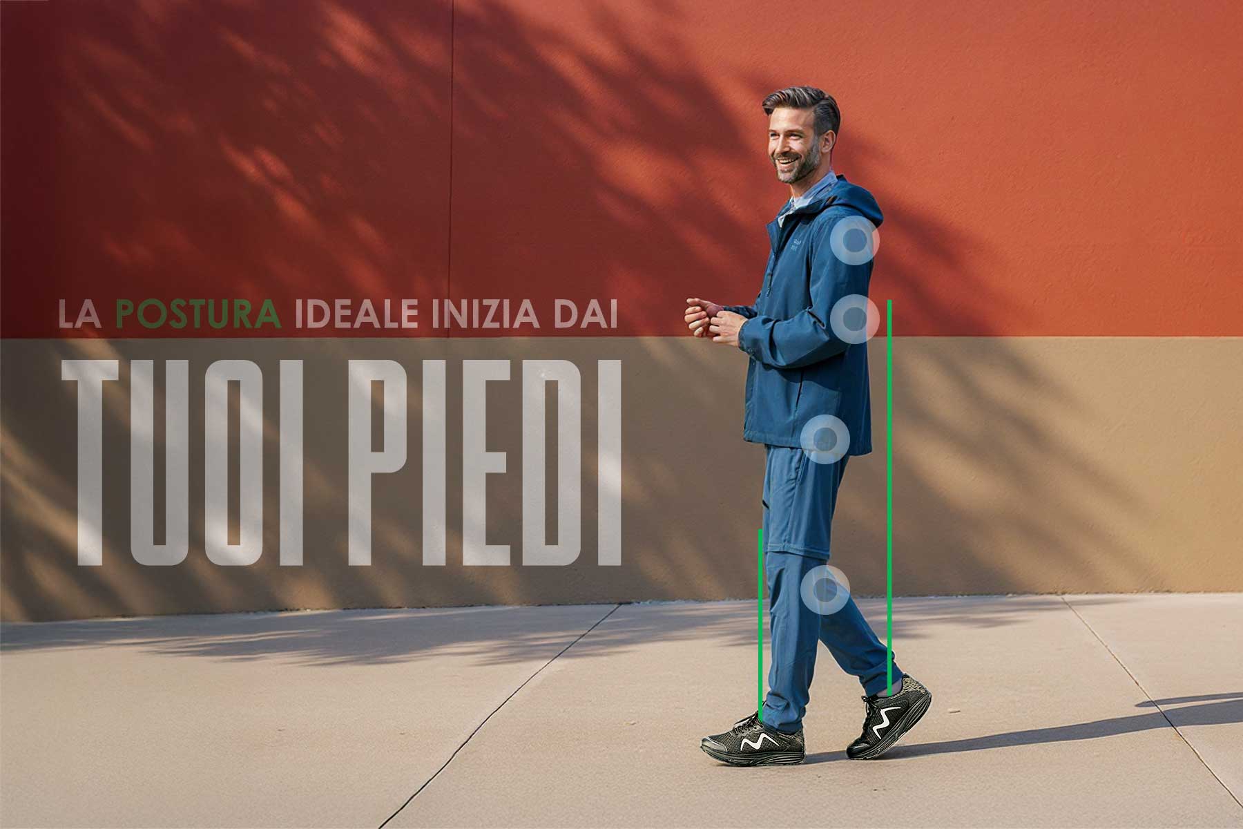 Una postura migliore inizia dai piedi!