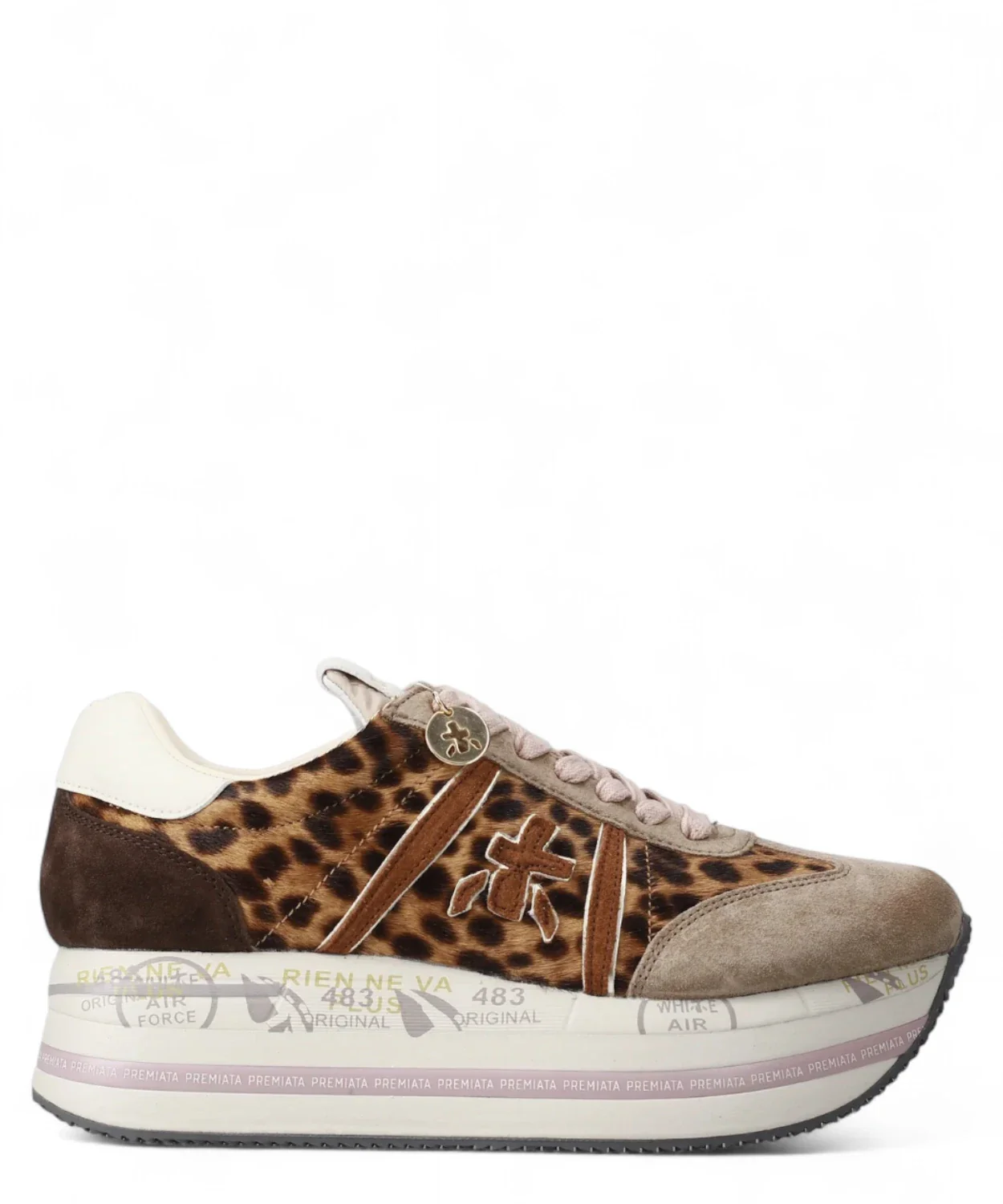 Image of Sneakers Beth 7741 Leopardate