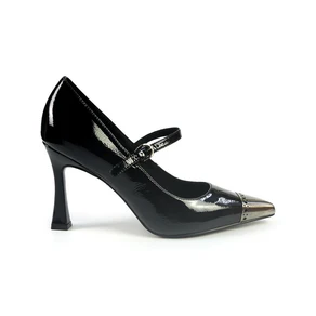 Decollete con Cinturino Bruno Premi in Vernice Nero