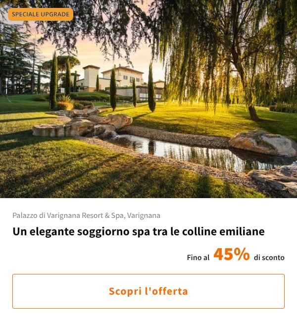 Un elegante soggiorno spa tra le colline emiliane