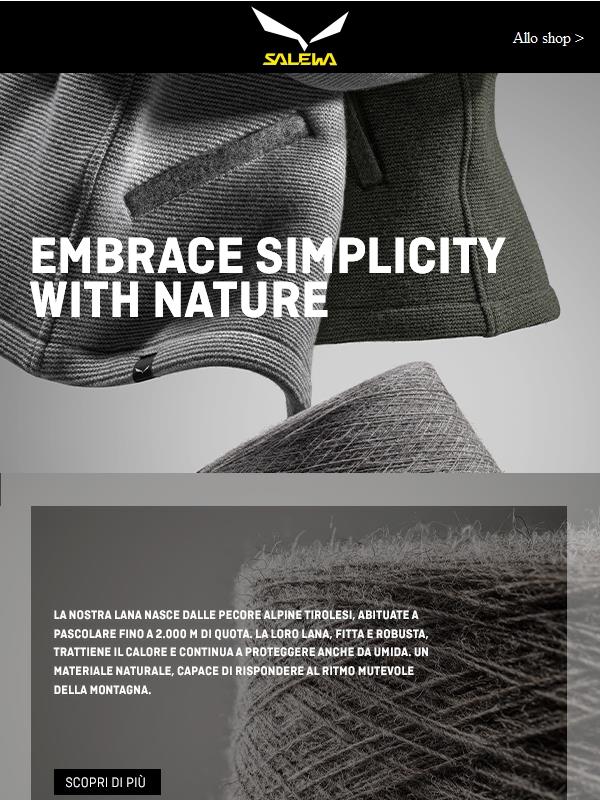 EMBRACE SIMPLICITY WITH NATURE