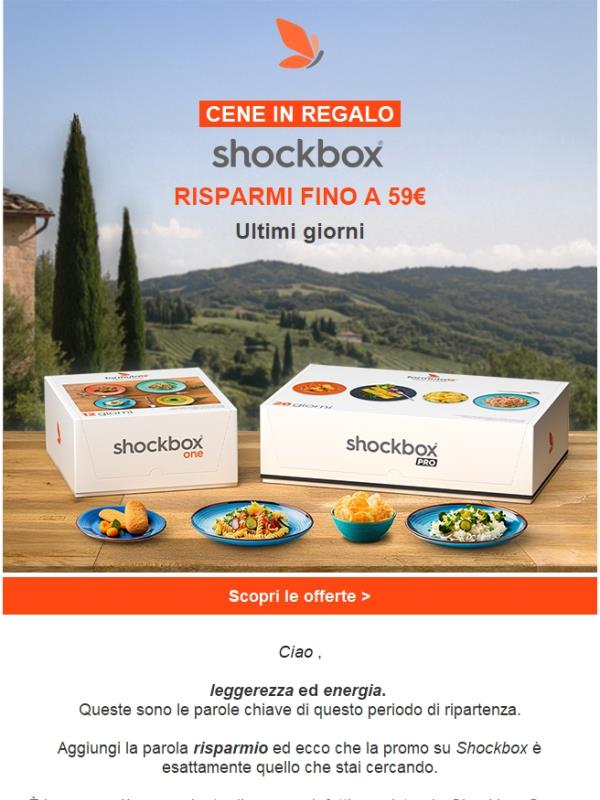 Riparti con Shockbox. Approfitta della promo!
