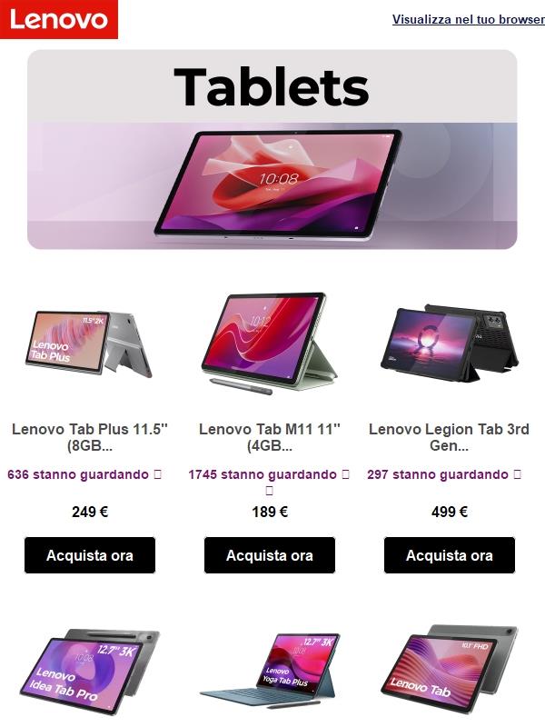 Nuove scelte personalizzate solo per te!