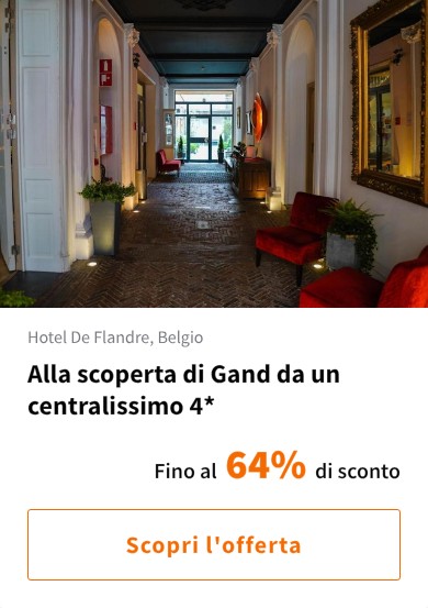 Alla scoperta di Gand da un centralissimo 4*