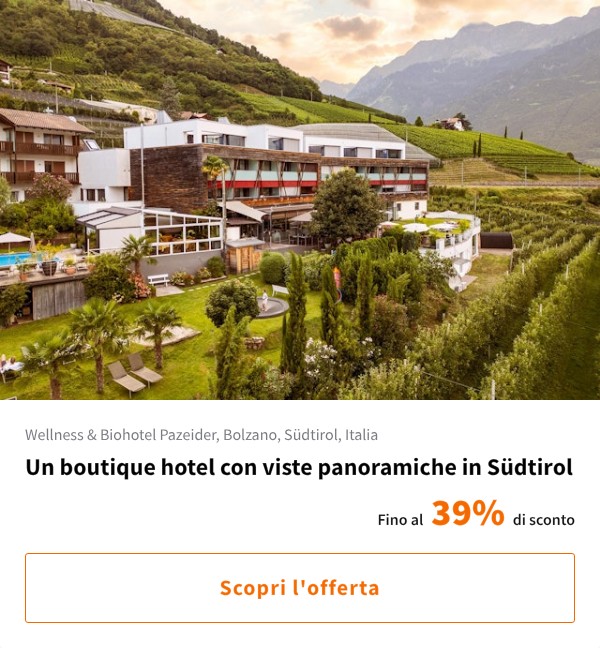 Un boutique hotel con viste panoramiche in Südtirol