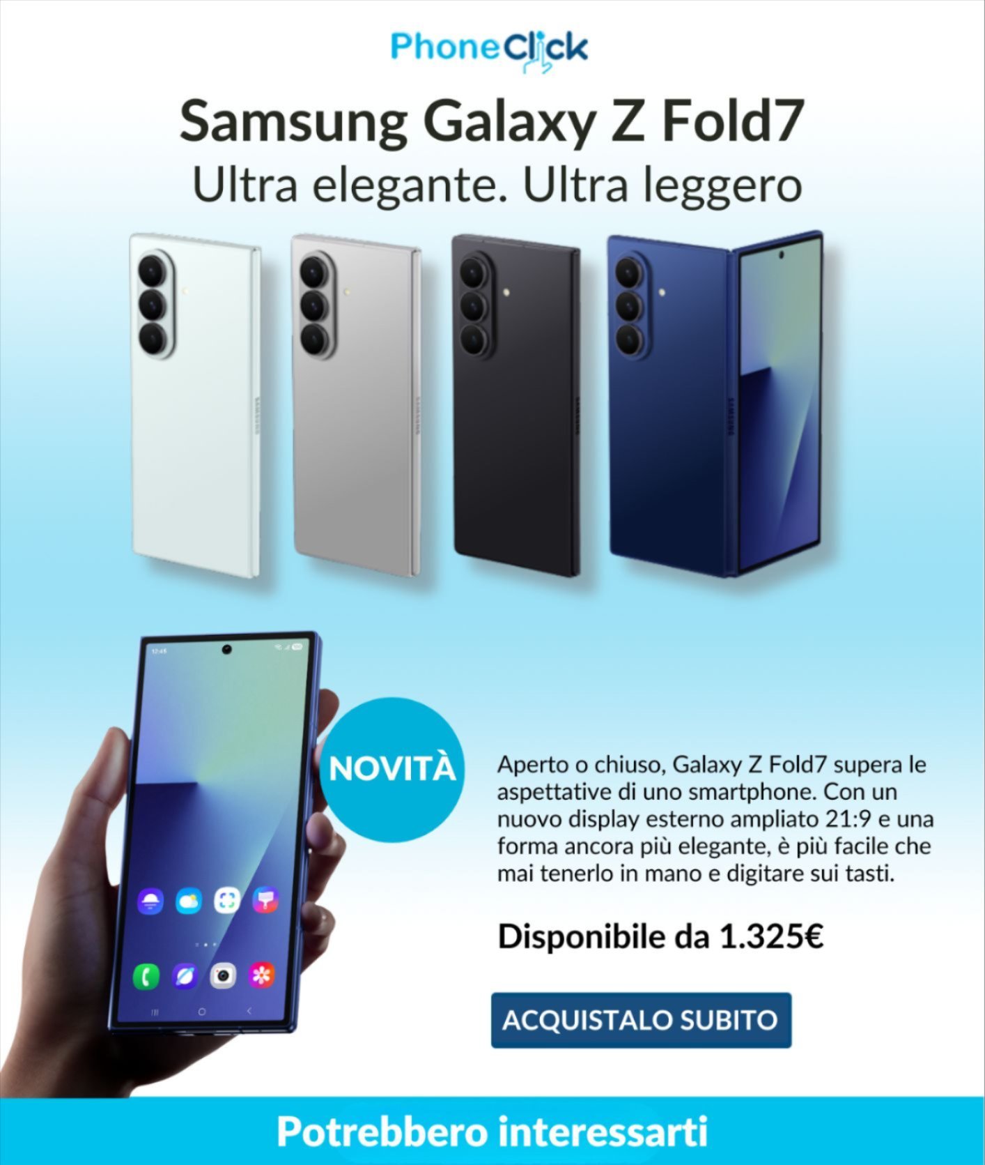 Samsung Galaxy Z Fold7 | Phoneclick