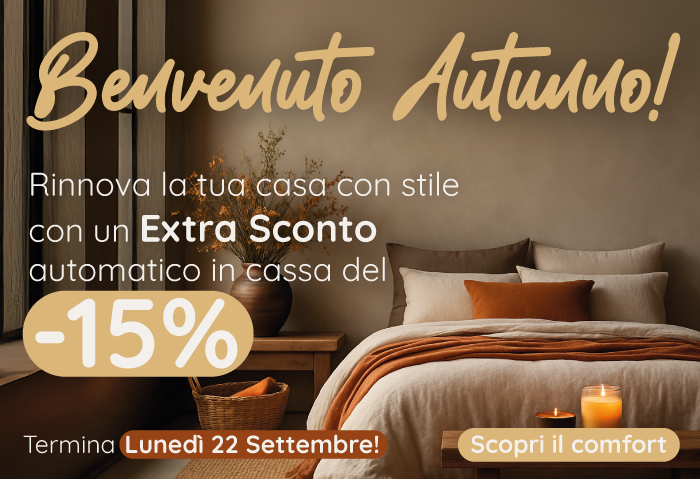 Extra Sconto del -15% su tutti i prodotti