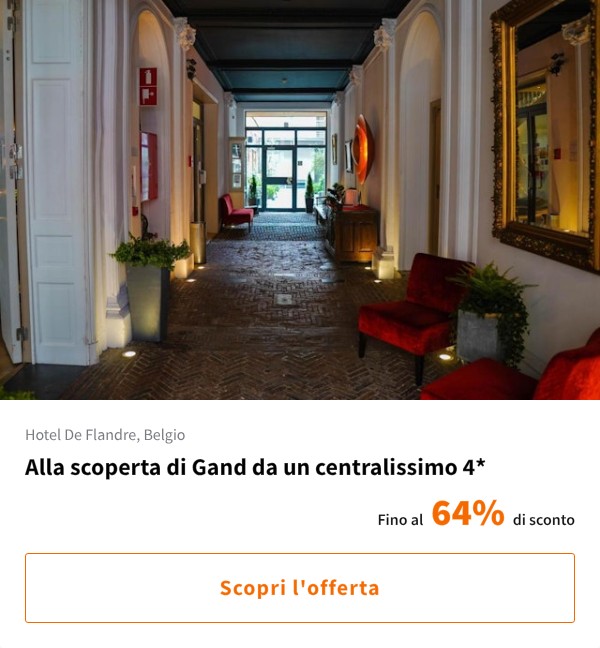 Alla scoperta di Gand da un centralissimo 4*